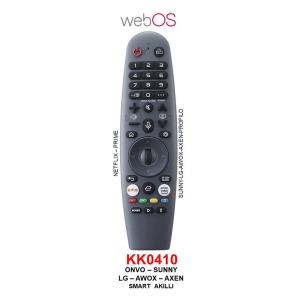 KK0410 ONVO - LG - SUNNY - PROFILO - SABA - SMART AKILLI WEBOS Kumanda